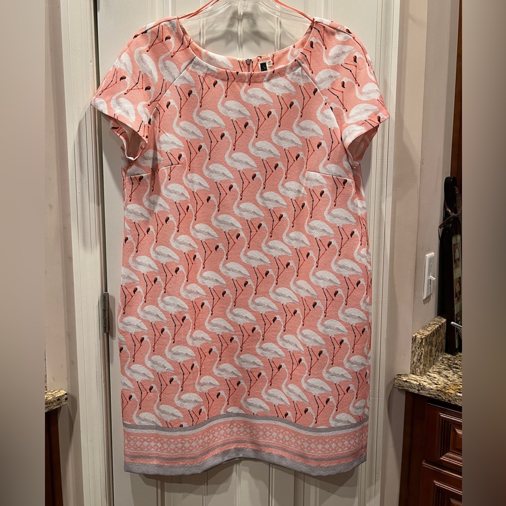 Julian Taylor Pink Flamingo Dress Size 16w